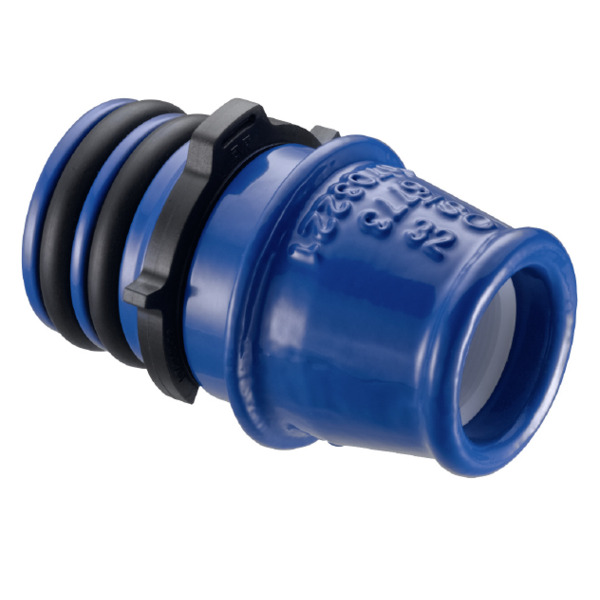 32x32 AVK Supa Lock™ tippunion, Til PE-rør spissende/innstikksmuffe