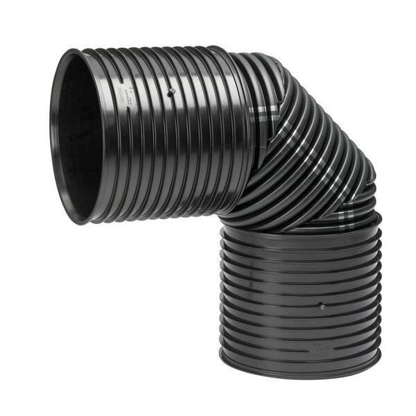 600 mm IQ bend med 2 muffer 90 grader, Eksklusiv pakning