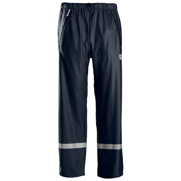 Snickers regnbukse 8201 PU mblå XS
