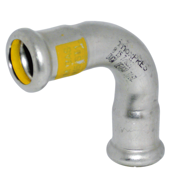 108 mm Inoxpres GAS  bend 90, m/2 muffer