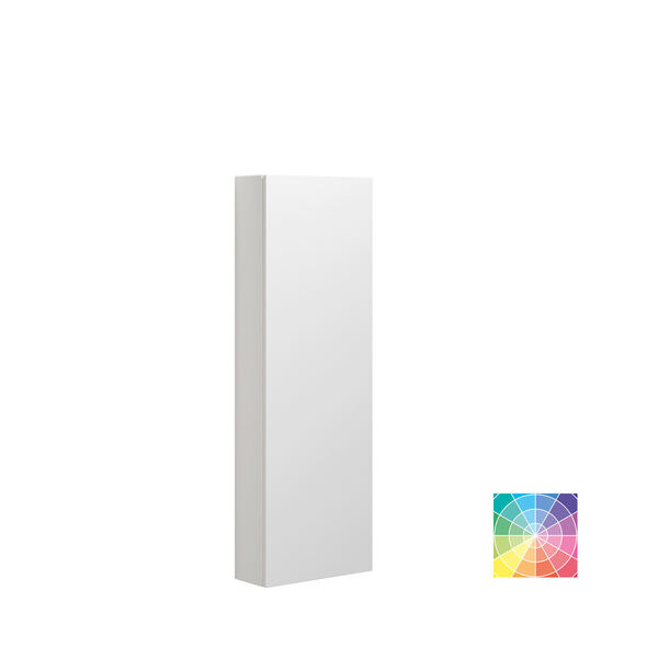 Høyskap m/1 dør venstre 120x40x16, valgfri farge/eik