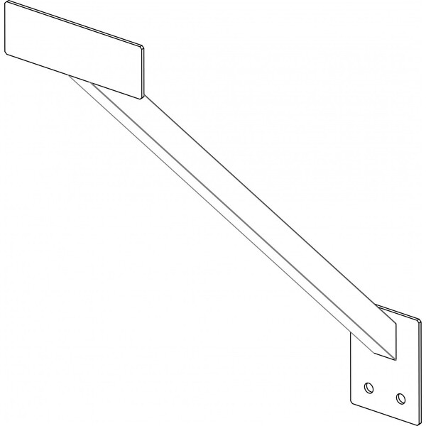 Intra støttebrakett, f/vaskerenne P121 og P181