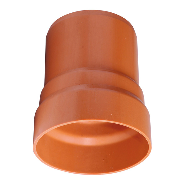 110 mm PVC krympemuffe/overgang SA, rødbrun