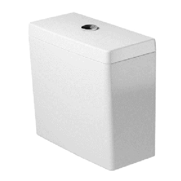 Starck 3 sisterne 390 x 185 mm, vanntilkobling venstre bunn