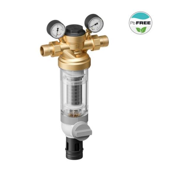 1/2 Returspylende finfilter, DN15