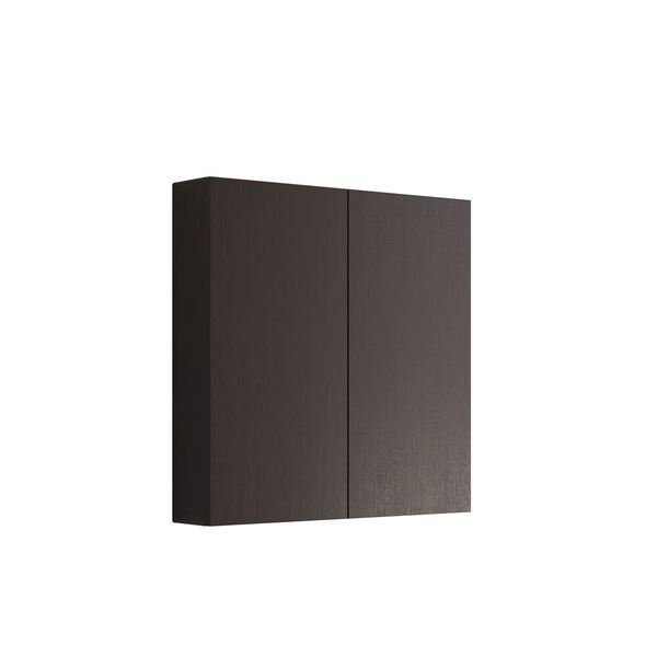 Skap m/2 dører 80x80x15, røkt eik