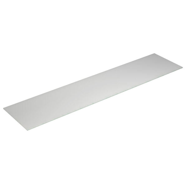 Benkeplate Form 220-232x50, hvit