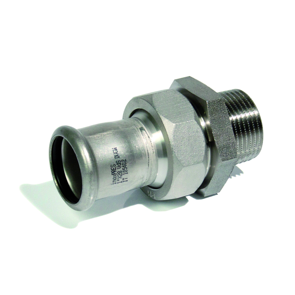 35x1 1/4 Inoxpres syrefast tippunion, 316L