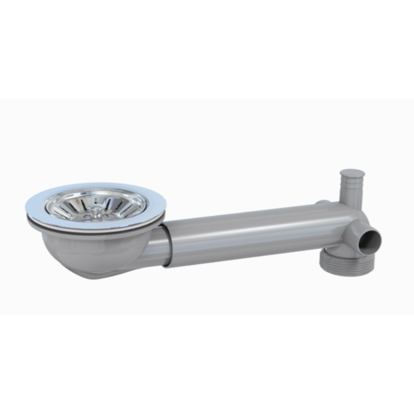 1 1/2''x 114mm Kjøkken Ventilsett med 3 Stusser, BF