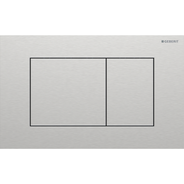 Sigma 40 betjeningsplate square, Børstet, easy-to-clean-belegg