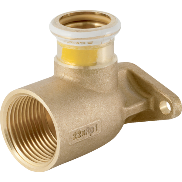 22 mm Mapress platealbue, kobber (gass)