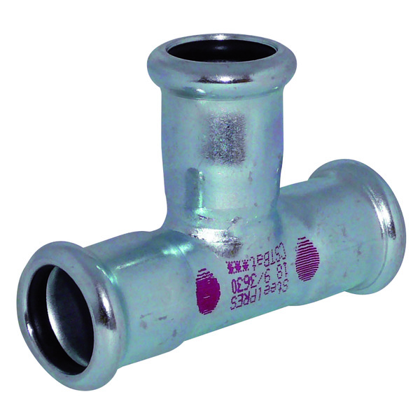 15 mm Steelpres T-rør