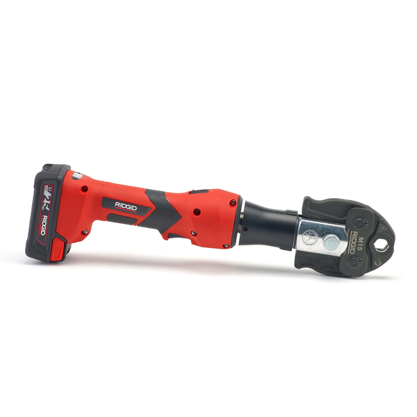 Ridgid pressmaskin RP-219 kit m/15/22/28, batteri, lader og M15/22/28 pressbakker