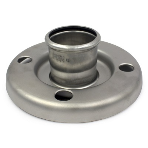 139,7 mm Inoxpres syrefast adapter f/flens, oversize