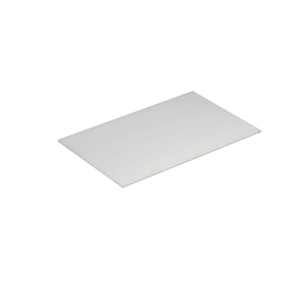 Benkeplate Form 80-99x50, hvit