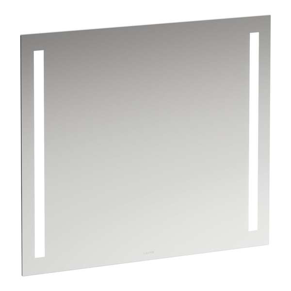 Lani speil med 2 vertikale LED-lys, 800 x 700 mm