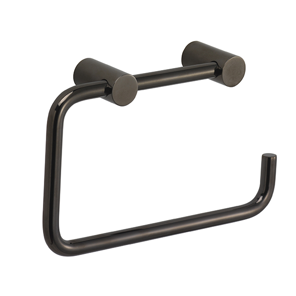 Choice toalettrullholder, sort krom