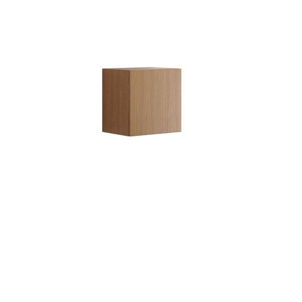 Skap m/1 dør venstre 40x40x30, gyllen eik