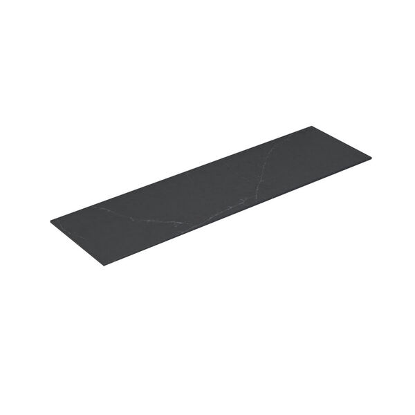 Benkeplate Silestone 1605x455x12 mm, Charcoal Soapstone