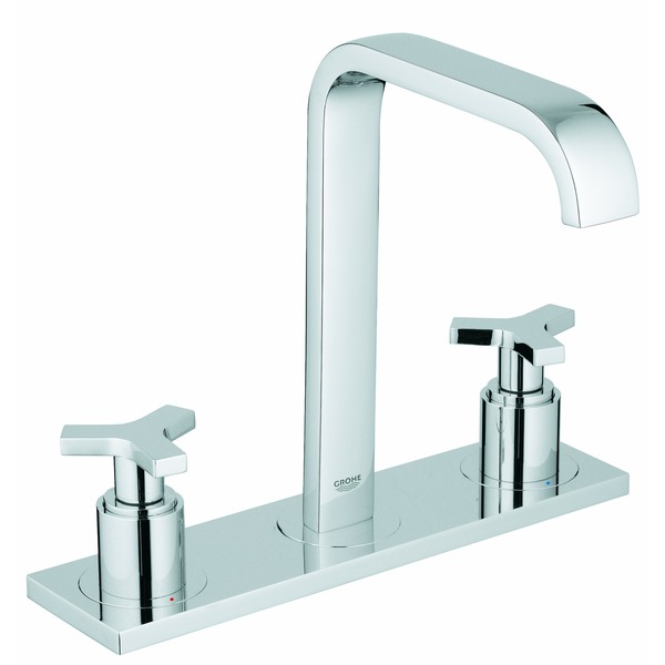 Allure 3-hulls servantbatteri, krom