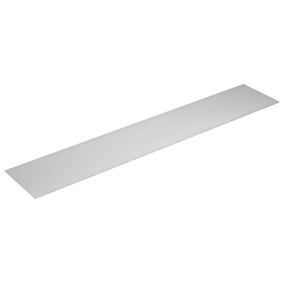 Benkeplate Form 220-232x40, hvit