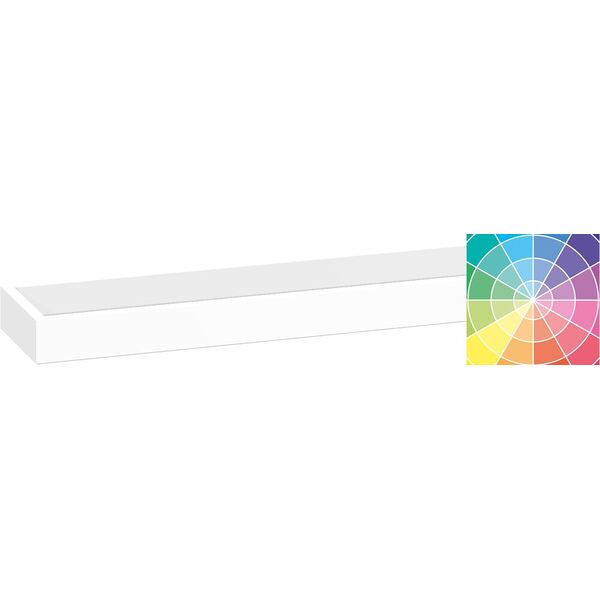 Hyllemodul til veggmontering 60 cm, NCS valgfri farge/eik