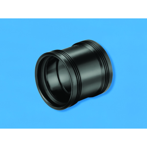 90 mm Wafix løpemuffe PP, sort