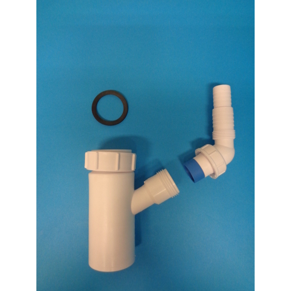 1 1/2x50 mm 1904 toppstykke m/avgrening, m/slangestuss