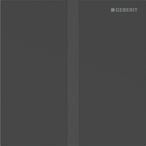 Urinalstyring nettdrift type40 square, matt svart