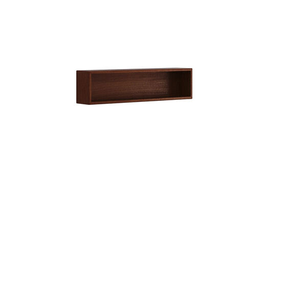 Veggreol 20x80x14, rødbrun eik