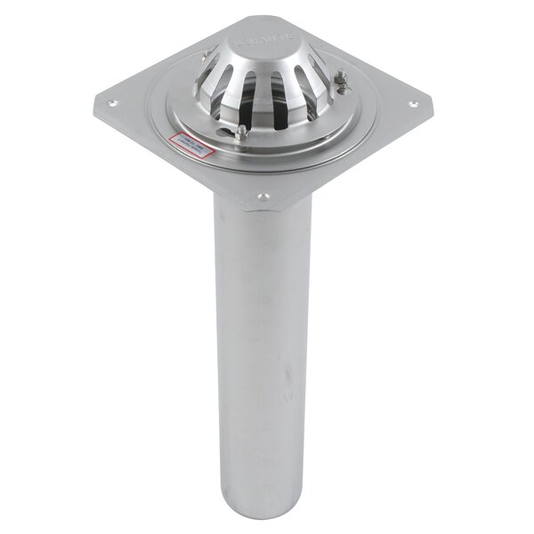 Blücher 110 mm taksluk m/bunnutløp høy, for selvfall
