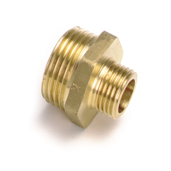 2" x 1" ansatsnippel, messing