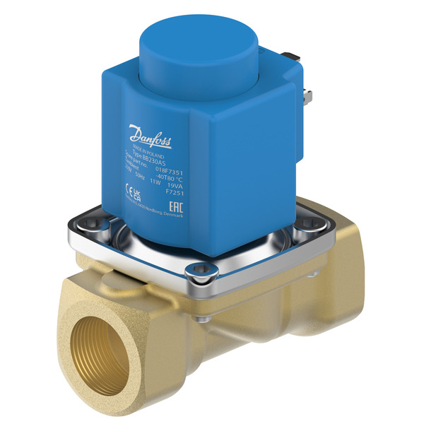 Waterguard magnetventil 3/4 NO 230V, 220BW Danfoss