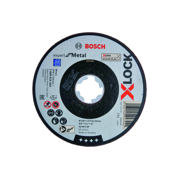 Bosch kappeskive X-lock EFM, 125x22,2x1,6