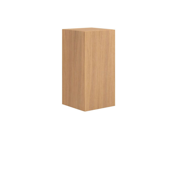 Skap m/1 dør venstre 80x40x40, lys eik