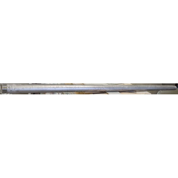 2" tømmerør rustfritt, galv 316