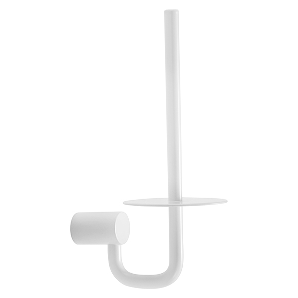 Choice reserverullholder m/plate, matt hvit