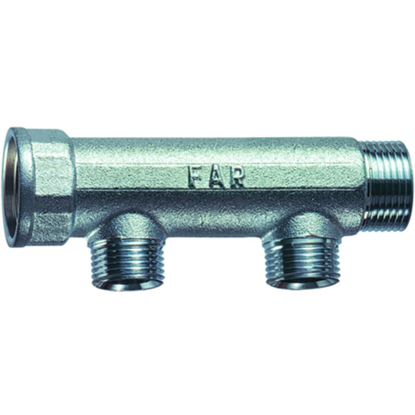 3/4" fordeler for gass 2 x 1/2 utvendige
