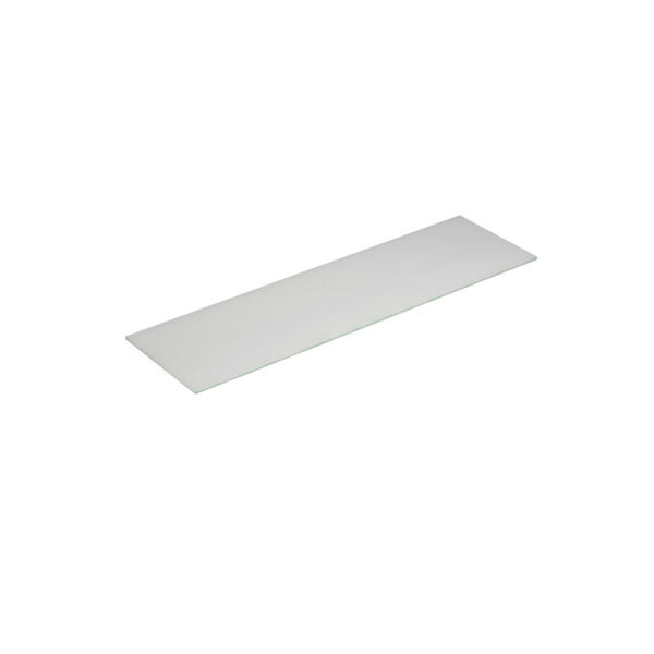 Benkeplate Form 140-159x40, hvit