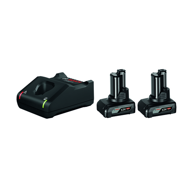 Bosch startersett 12V 2x6,0Ah GAL 12V-40