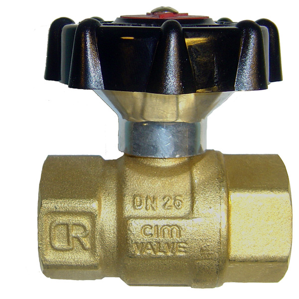 3/4 CIM612 Ballstar kuleventil m/gir