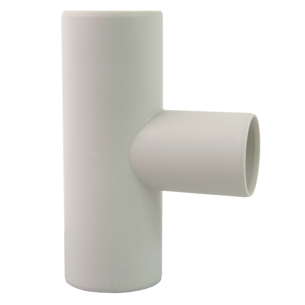 50 mm x 40 mm Smartline grenrør 88° PP, hvit