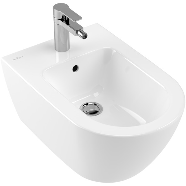 Subway 2.0 bidet 565x370, f/veggmontering, hvit