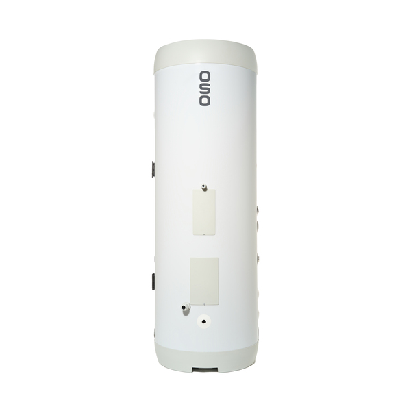 300l Optima Twincoil boligvamesentral, 3+9kw 3x230V+HX2.6+0,7 m2