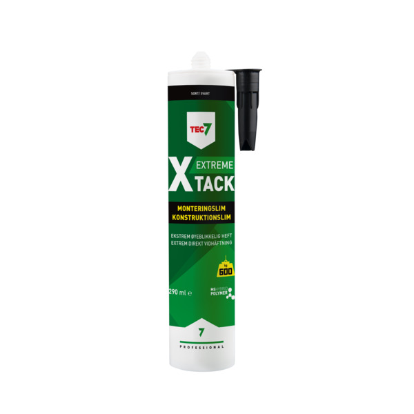 TEC7 X-tack konstruksjonslim, 290 ml Patron