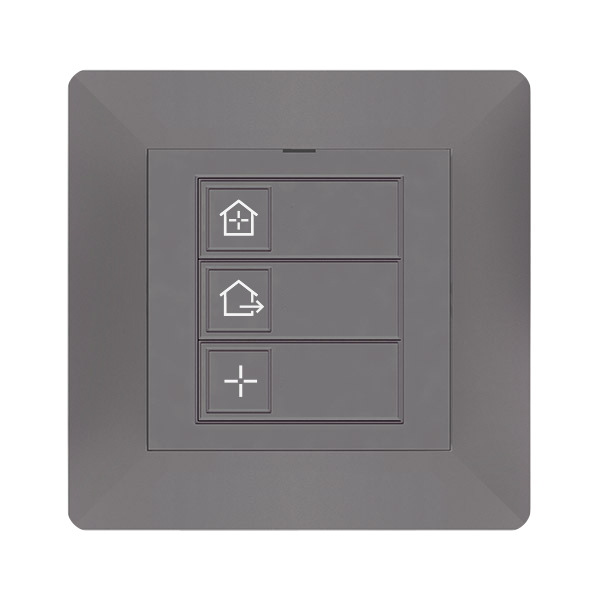 Abra ModePanel+ trådløst bryterpanel, aluminium