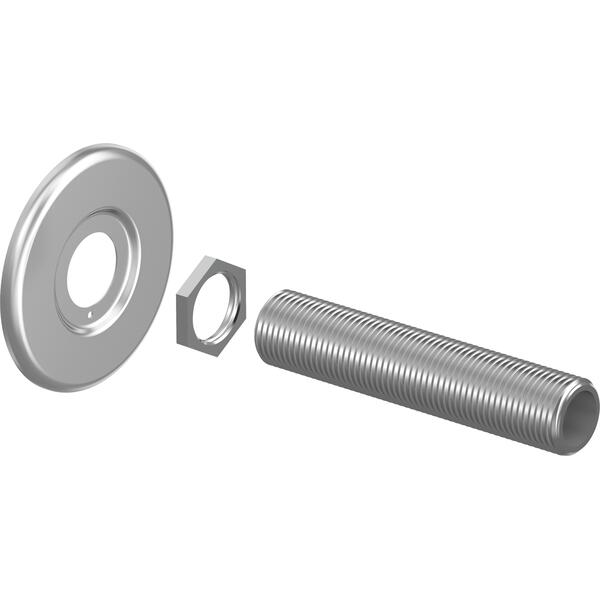 1/2" Smart Aqua Plus rettnippel, utvendig gjenge