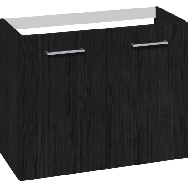 1904 Voss servantskap m/2 dører, 80x35x64 cm, sort