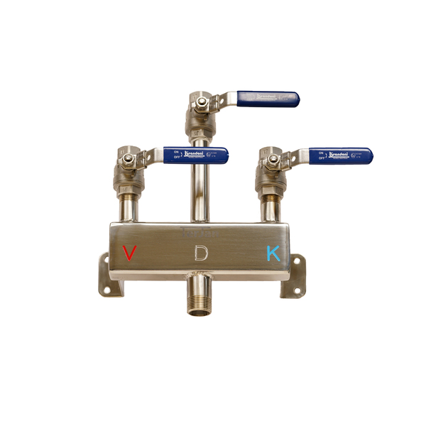 1/2 blandebatteri varmt-damp-kaldt