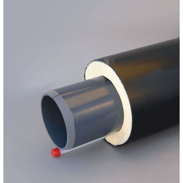 110/200 mm Isovarm PVC trykkrør PN12,5, 6 mtr